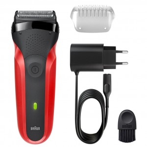 Электробритва мужская Braun Series 3 300s Red Электробритва мужская Braun Series 3 300s Red