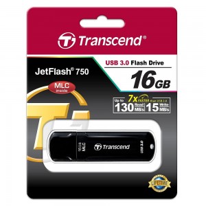 Флешка Transcend 16 GB JetFlash 750 Black TS16GJF750K Флешка Transcend 16 GB JetFlash 750 Black TS16GJF750K