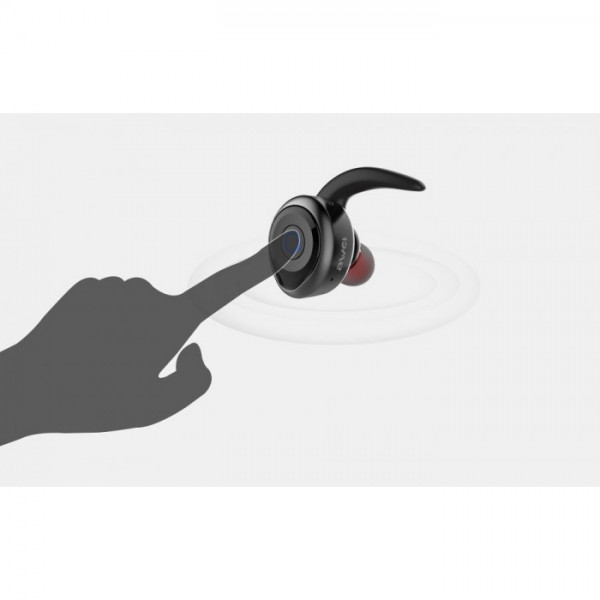 Bluetooth наушники стереогарнитура Awei T1 Чёрный Bluetooth наушники стереогарнитура Awei T1 Чёрный