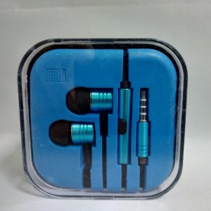 Вакуумные наушники гарнитура MDR M3 Синие
